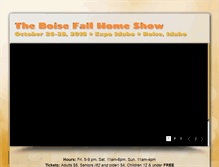 Tablet Screenshot of boisefallhomeshow.com